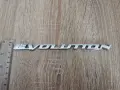 сребрист надпис Mitsubishi Evolution, снимка 3