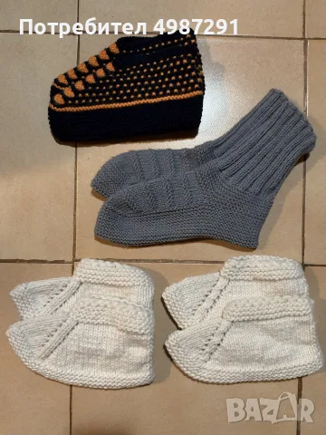 🧶 РЪЧНО ПЛЕТЕНИ ТЕРЛИЦИ ОТ МЕН! ❤️, снимка 6 - Други - 56617129
