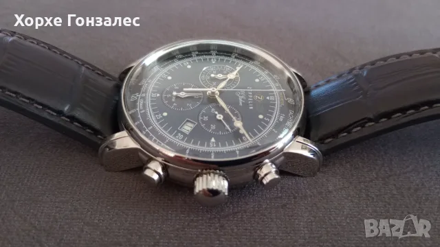 Zeppelin Chronograph Alarm 43mm , снимка 4 - Мъжки - 56717825