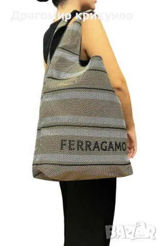 Голяма чанта Ferragamo, снимка 3 - Чанти - 56562980