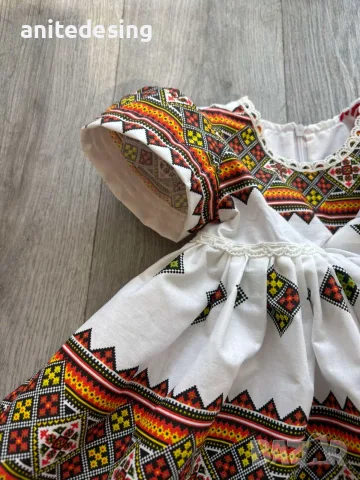 Бебешка етно рокличка, снимка 5 - Бебешки рокли - 56584683