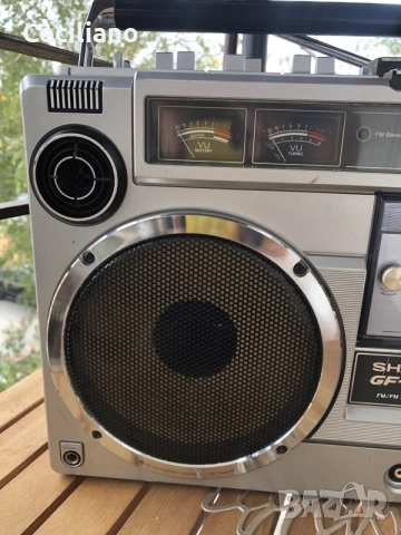 SHARP GF 9191 E -SILVER-радиокасетофон , снимка 2 - Радиокасетофони, транзистори - 56558786