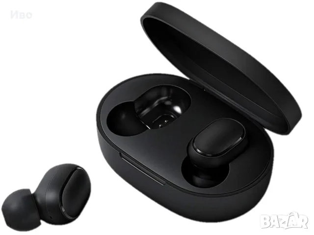 Безжични слушалки Xiaomi - Mi True Wireless Earbuds Basic S, черни, снимка 2 - Безжични слушалки - 56745650