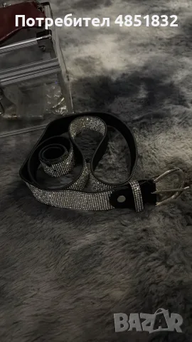 Дамски колан блестящ, снимка 2 - Колани - 56746970
