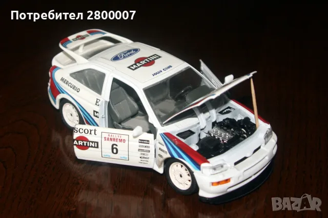FORD ESCORT RS ( Bburago 1/24), снимка 2 - Колекции - 56719078