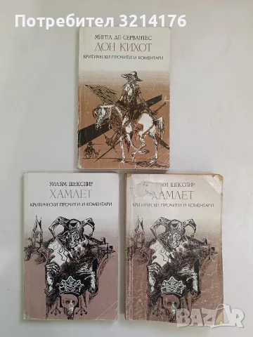 Дон Кихот. Критически прочити и коментари - Мигел де Сервантес