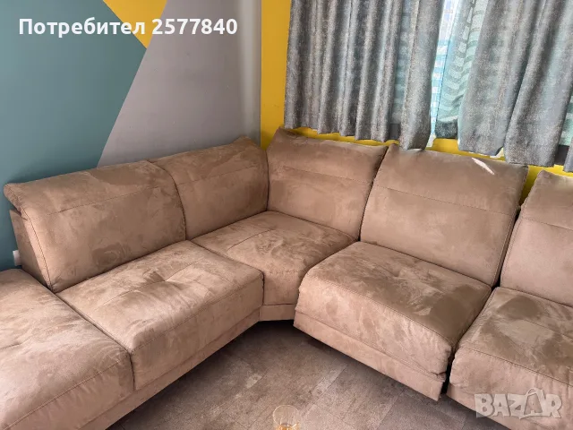 Ъглов диван с релакс механизми 