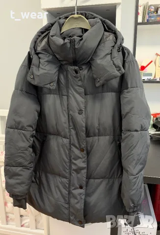 Зимно черно яке Zara
