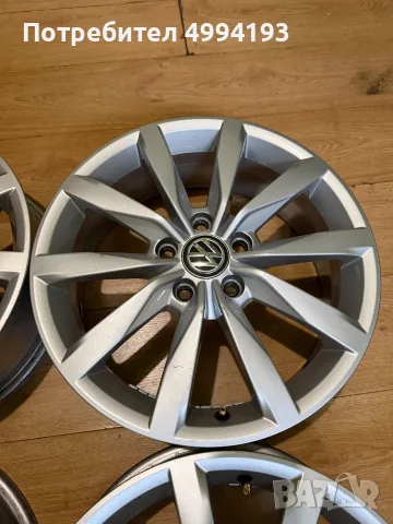 Джанти 17" 5Х112 от VW, снимка 5 - Гуми и джанти - 56725137