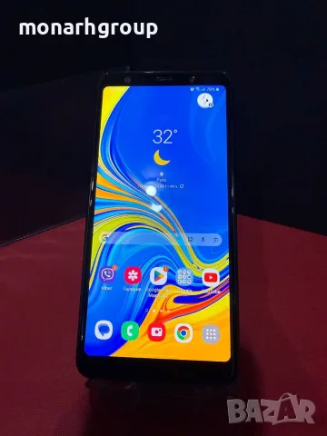 Телефон Samsung Galaxy A7 (2018)/RAM 4GB/64GB/ИМА ПУКНАТИНА НА ГЪРБА