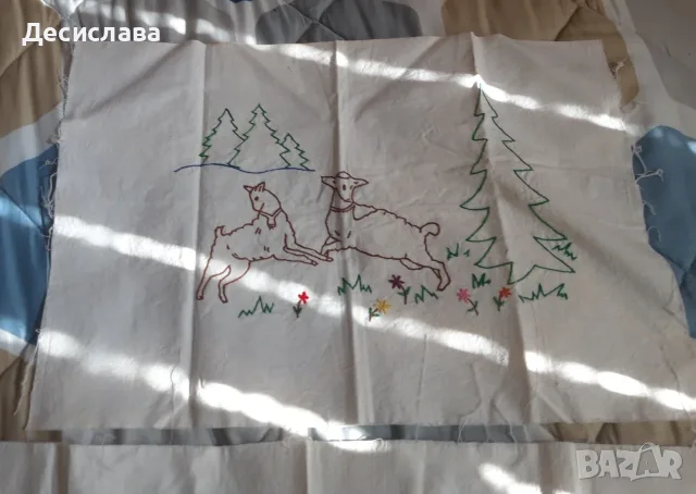 Ръчно бродирани карета, снимка 2 - Декорация за дома - 56566633