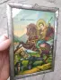 Стара икона Св Димитър/литография, снимка 2