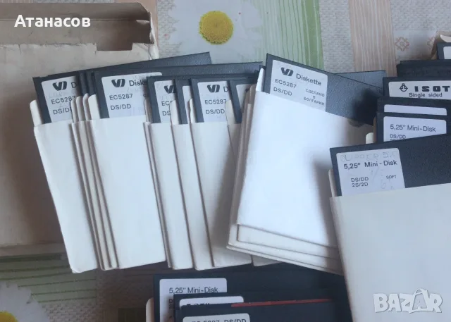 Дискети за стари компютри - 5,25" Floppy Disks, снимка 2 - Външни хард дискове - 54752561