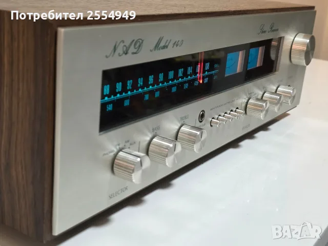 Ресивър NAD Model 140 в топ състояние, снимка 4 - Ресийвъри, усилватели, смесителни пултове - 56573979