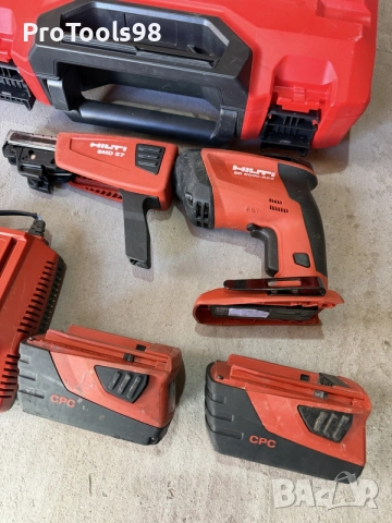 Hilti SD 5000-A22 + SMD 57 винтоверт за гипсокартон, снимка 4 - Винтоверти - 56580175