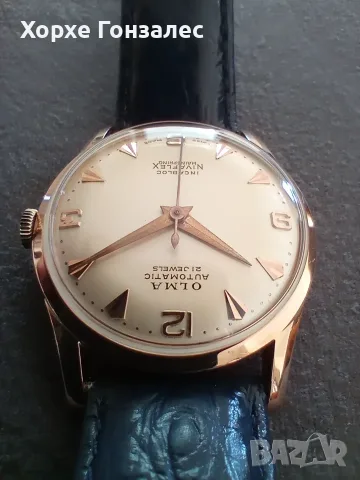 Olma automatic 18k, 33mm, снимка 3 - Мъжки - 56727783