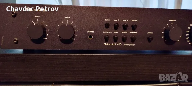 Nakamichi 410 предусилвател, снимка 2 - Ресийвъри, усилватели, смесителни пултове - 56725786