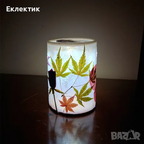 Фенер с хербарий, снимка 10 - Декорация за дома - 56652473