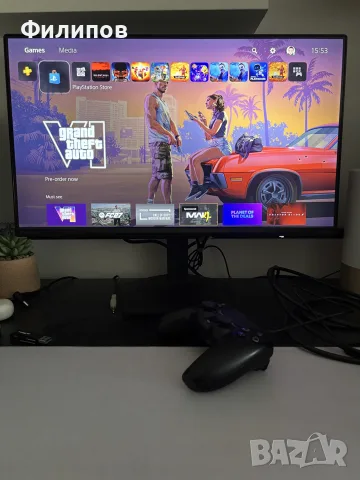 Монитор Philips EVNIA 23.8 144 Hz В Гаранция (КАТО НОВ)