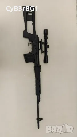 Airsoft снайпер SVD Dragunov комплект, снимка 4 - Въздушно оръжие - 56742645