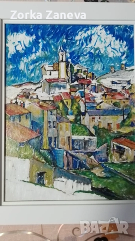 Картина,рисувана на ръка-40/30 см., снимка 2 - Картини - 38746955
