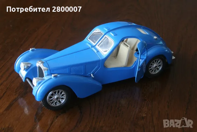 BUGATTI ATLANTIC (1936). Bburago 1/24., снимка 2 - Колекции - 56719229