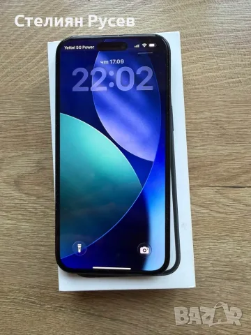 apple iphone 15 PLUS BLACK 128gb 210944 340 евро - 128гб , батерия на 86% , изчистен от акаунти, има