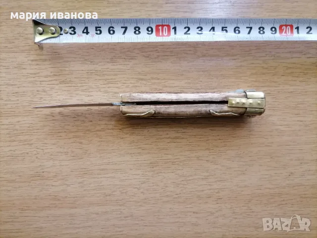 Джобна ножка ВТ с украси, снимка 3 - Ножове - 56620546