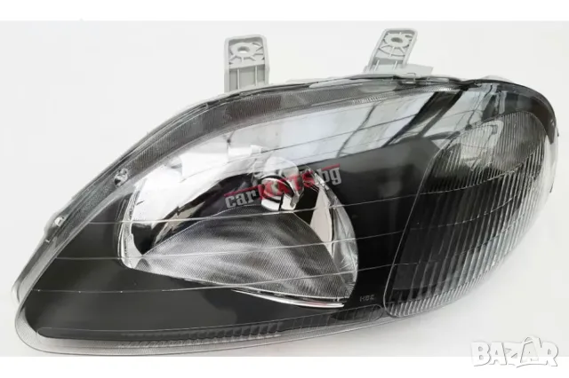 Кристални фарове за Honda Civic (1996-1998) - черни JDM