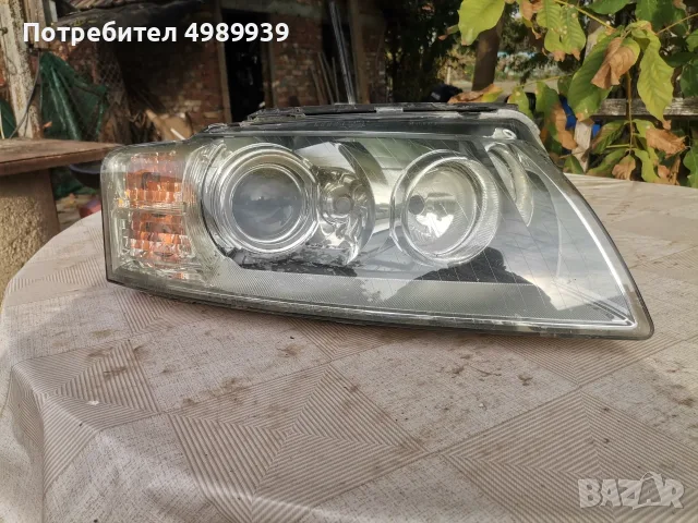 Фар за Audi A8 D3 Десен завиващ без ксенон, ляв с ксенон без завиване и отоплителна печка
