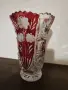Ваза чешки кристал Бохемия, снимка 2