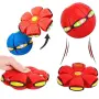  Летяща топка трансформ фризби с LED Flat Ball, снимка 3