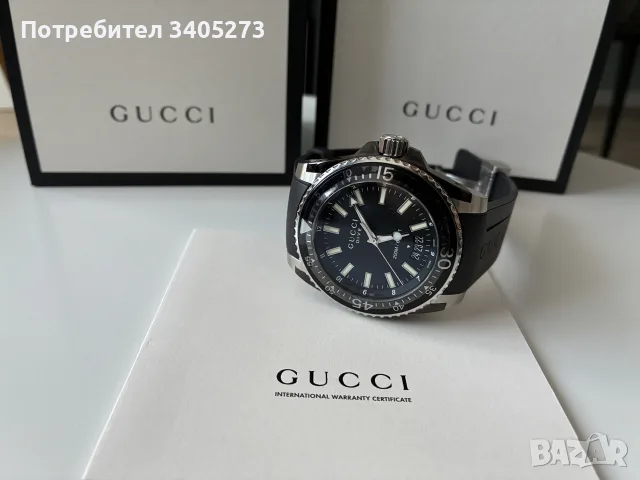 Часовник Gucci Dive YA136204 Swiss Made, снимка 2 - Мъжки - 56627628