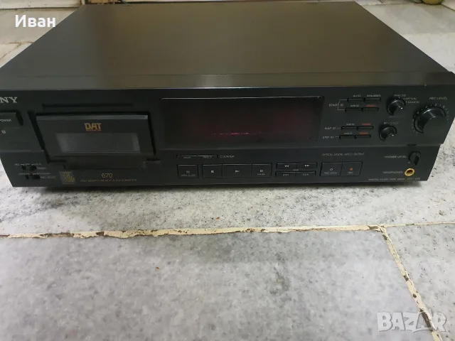 DAT RECORDER SONY 670, снимка 6 - Декове - 56739070