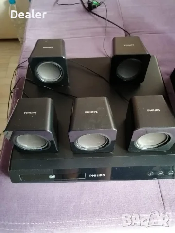 Домашно кино Philips 5.1 300W, снимка 2 - Плейъри, домашно кино, прожектори - 56706453