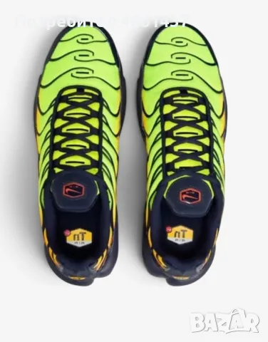 NIKE Air Max Plus Yellow/Black

, снимка 4 - Маратонки - 56663388