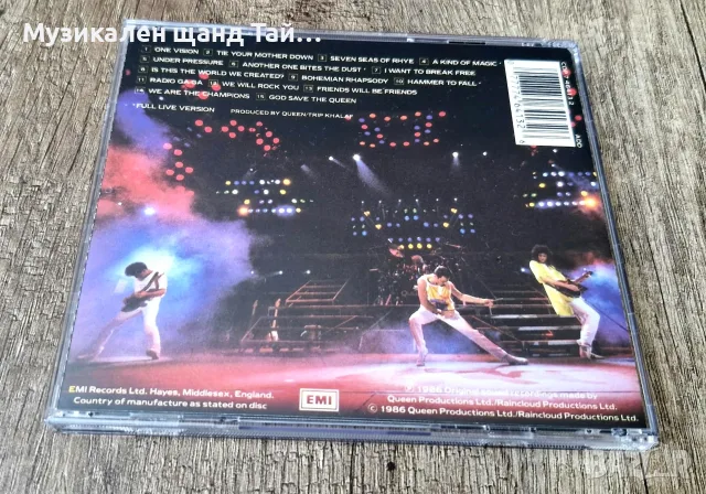 Компакт Дискове - Поп - Рок: Queen – Live Magic, снимка 2 - CD дискове - 56729529