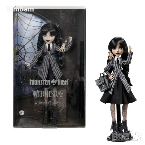  Колекционерска кукла Monster High - Wednesday Addams с аксесоари