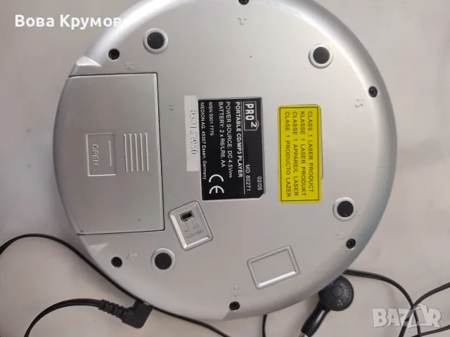 Дискмен.Запазен Със слушалки, снимка 3 - MP3 и MP4 плеъри - 56734409