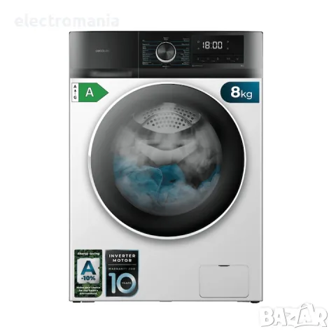 Неупотребявана!!! Пералня Cecotec BoleroDressCode 8500 Inverter PLUS 8кг