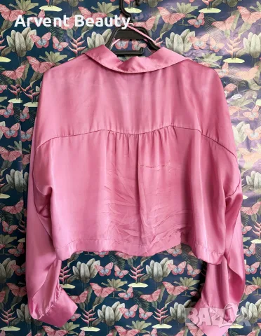Дамска кроп риза ZARA , снимка 5 - Ризи - 56635481