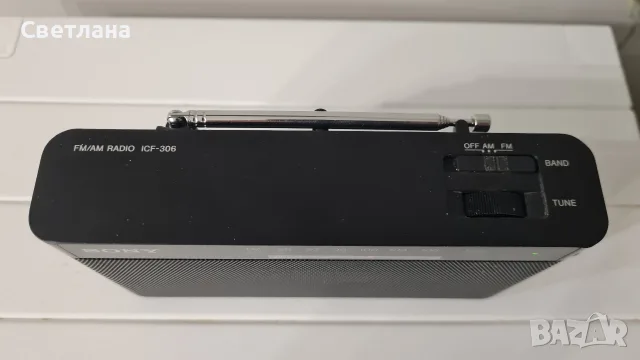 Sony ICF-306 FM/AM, снимка 6 - Радиокасетофони, транзистори - 56740118