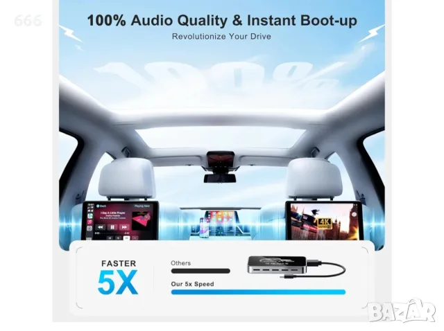 CarPlay безжичен , снимка 8 - Аксесоари и консумативи - 56584320