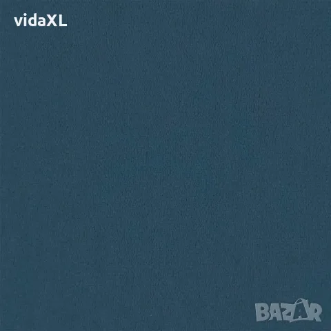 vidaXL Релаксиращ стол с табуретка, син, кадифе, снимка 10 - Столове - 56146913