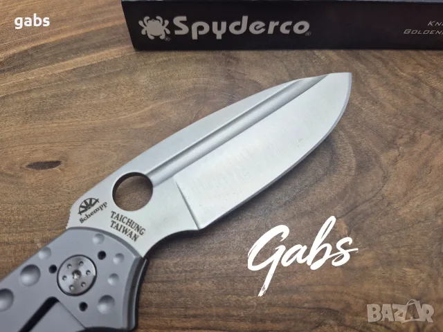 Сгъваем нож Spyderco Schempp Tuff C151, снимка 6 - Ножове - 56706084