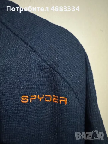 Spyder Sweater Mens 1/2 Zip Fleece Pullover, снимка 3 - Пуловери - 56738956