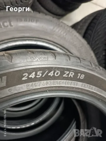 2бр.летни гуми 245/40/18 Michelin, снимка 5 - Гуми и джанти - 56726681