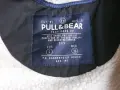 М Нова Мъжка Парка с Голяма Пухена Качулка Pull & Bear, снимка 8