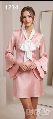 Маркова сатенирана рокля 