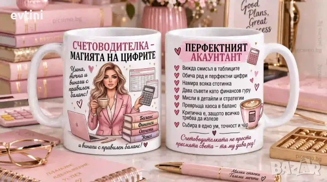 Керамична чаша „Счетоводителка“